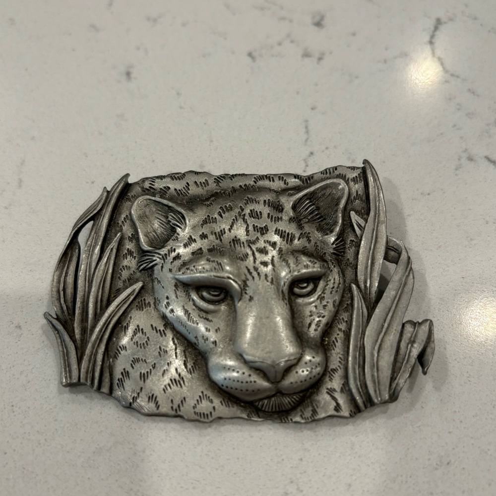 Antique Leopard Brooch JJ Jonette Jewelry 1986